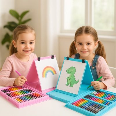 208 darabos művészeti készlet felugró állvánnyal | ARTIMASTER