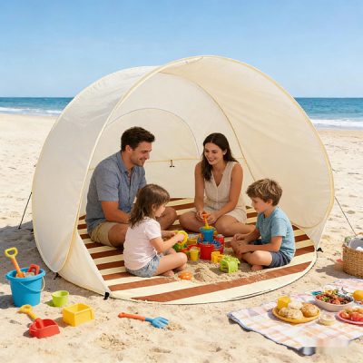Pop-Up Strandsátor - UPF50+ Napsátor, 120x120x100 cm | POPYTENT