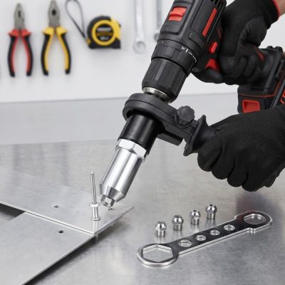 Elektromos fúróhoz való szegecselő adapter | RIVETY